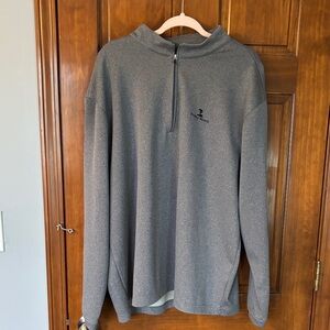 Pebble Beach Performance Gray Half-Zip Men's Size XXL